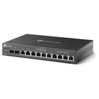 TP-Link ER7212PC Omada 3-in-1 Gigabit VPN Router, Up to 4 WAN, 8 PoE+ LAN Ports 110W, Fanless