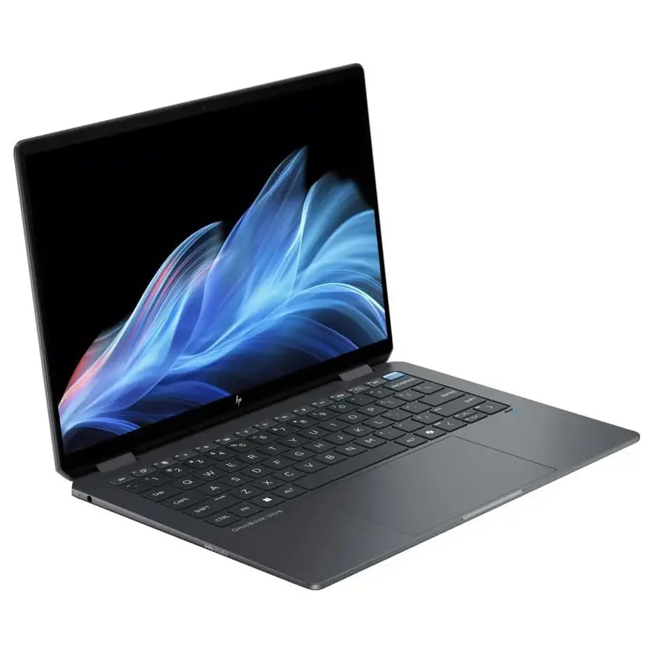 HP OmniBook Ultra Flip 2-in-1 14T-FH000, Intel Core Ultra 7 256V, 16GB DDR5 RAM, 1TB NVMe SSD, Intel Arc Graphics, 14" 3K 2880 x 1800 OLED TouchScreen, Backlit Keyboard, Finger Print Reader, Windows 11, Eclipse Gray