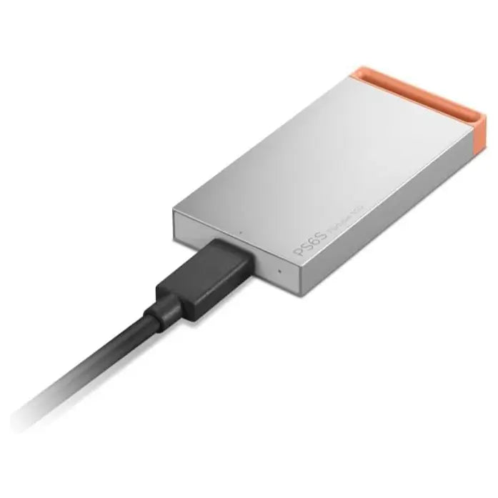 Lenovo PS6S Portable SSD 1TB, USB 3.1 Gen 2, Up to 550MB/S Read Speed, USB-C to USB-C, Cool Grey