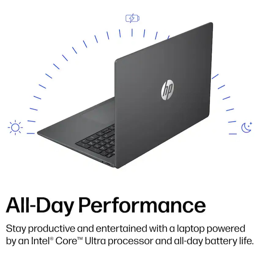HP OmniBook 3 16-BU0305DX 16" 2K IPS Touchscreen Laptop, Intel Core Ultra 5 225U, 8GB DDR5 RAM, 512GB PCIe Gen4 NVMe M.2 SSD, Intel Graphics, Windows 11 Home, Mica Silver