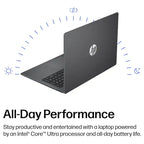 HP OmniBook 3 16-BU0305DX 16" 2K IPS Touchscreen Laptop, Intel Core Ultra 5 225U, 8GB DDR5 RAM, 512GB PCIe Gen4 NVMe M.2 SSD, Intel Graphics, Windows 11 Home, Mica Silver