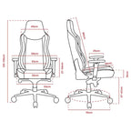 Arozzi Vernazza Soft Fabric Ergonomic Office and Gaming Chair, Durable Upholstery, Cold Cured Molded Foam, 3D Ergonomic Armrests, Pro Mechanism, Neck and Lumbar Support Pillows, Purple
