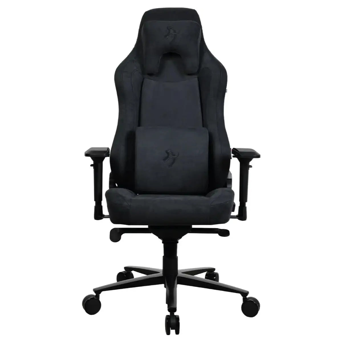 Arozzi Vernazza Supersoft Office and Gaming Chair, Supersoft Upholstery With Unique Velvety Texture, Fluid-Repellant and Breathable, Memory Foam Lumbar Support, 4D Armrest, Pure Black