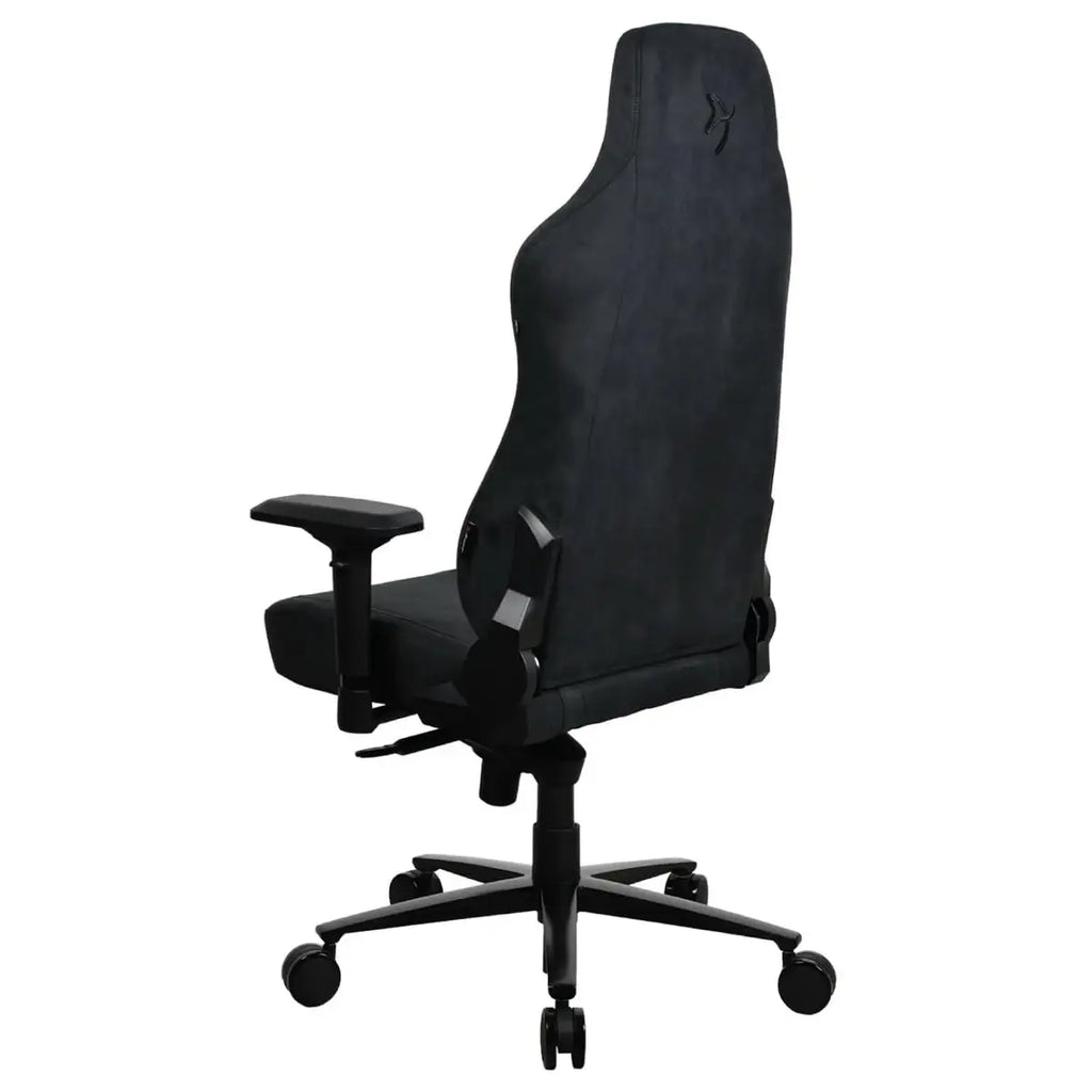 Arozzi Vernazza Supersoft Office and Gaming Chair, Supersoft Upholstery With Unique Velvety Texture, Fluid-Repellant and Breathable, Memory Foam Lumbar Support, 4D Armrest, Pure Black