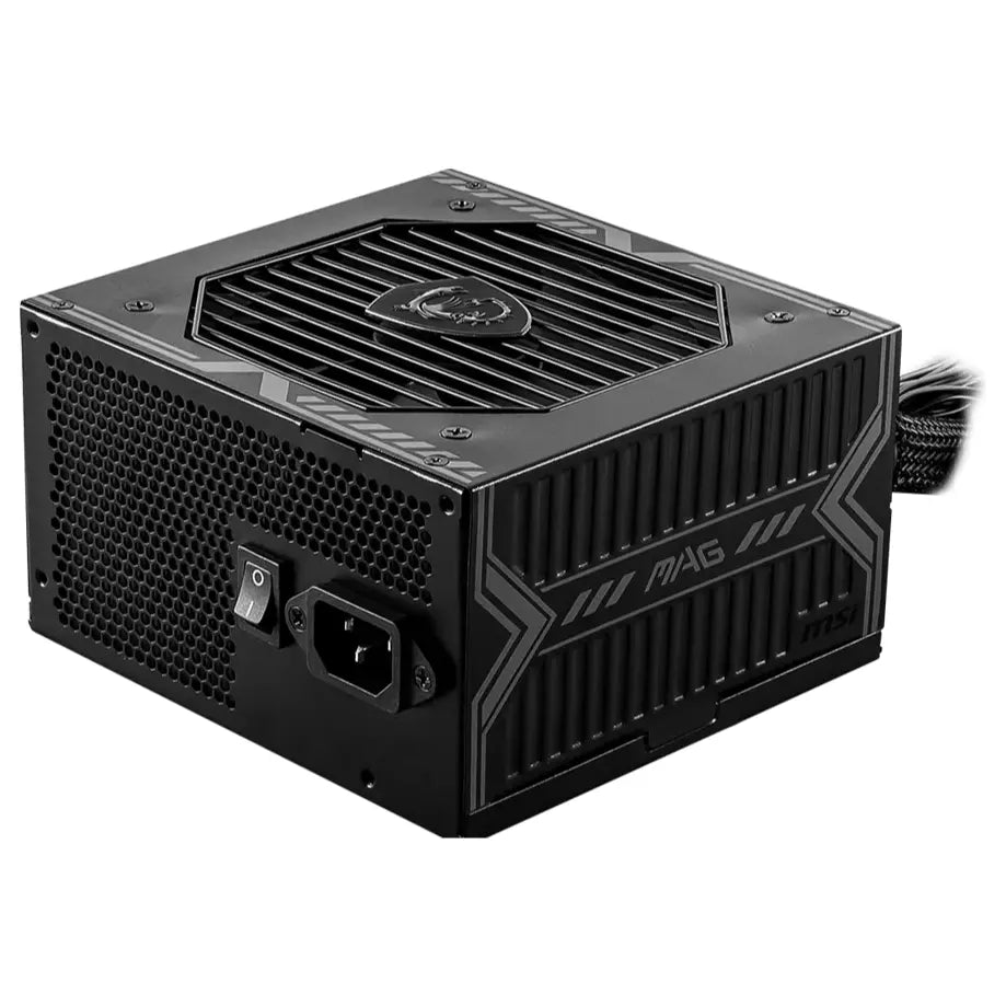 MSI MAG A650BN 650W Power Supply, 80 PLUS Bronze Up to 85%, DC-DC Circuit Design, Active PFC, 120mm Low Noise Fan