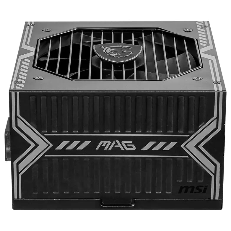 MSI MAG A650BN 650W Power Supply, 80 PLUS Bronze Up to 85%, DC-DC Circuit Design, Active PFC, 120mm Low Noise Fan