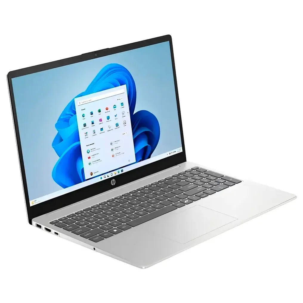 HP 15-FD2050WM Laptop, Intel Core Ultra 5 225U, 8GB DDR5 RAM, 512GB NVMe M.2 SSD, Intel Graphics, 15.6" FHD IPS TouchScreen, Windows 11 Home, Natural Silver