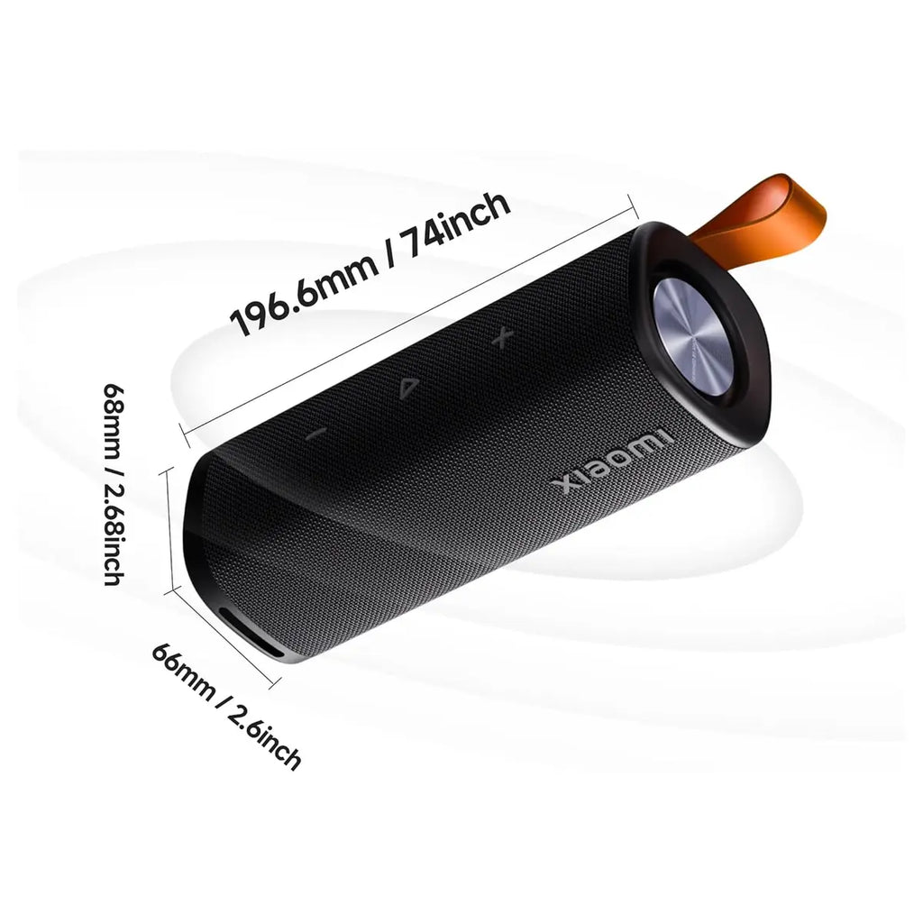 Xiaomi Sound Outdoor Portable Speaker, 30W High-Quality Sound, Dual Sound Modes Normal and Deep Bass, True Wireless Stereo, Bluetooth 5.4, Black
