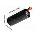 Xiaomi Sound Outdoor Portable Speaker, 30W High-Quality Sound, Dual Sound Modes Normal and Deep Bass, True Wireless Stereo, Bluetooth 5.4, Black