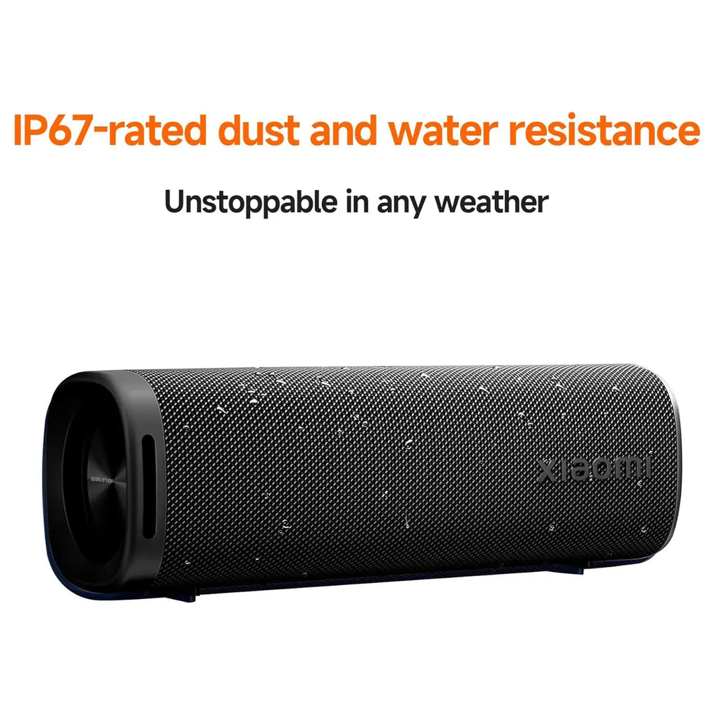Xiaomi Sound Outdoor Portable Speaker, 30W High-Quality Sound, Dual Sound Modes Normal and Deep Bass, True Wireless Stereo, Bluetooth 5.4, Black