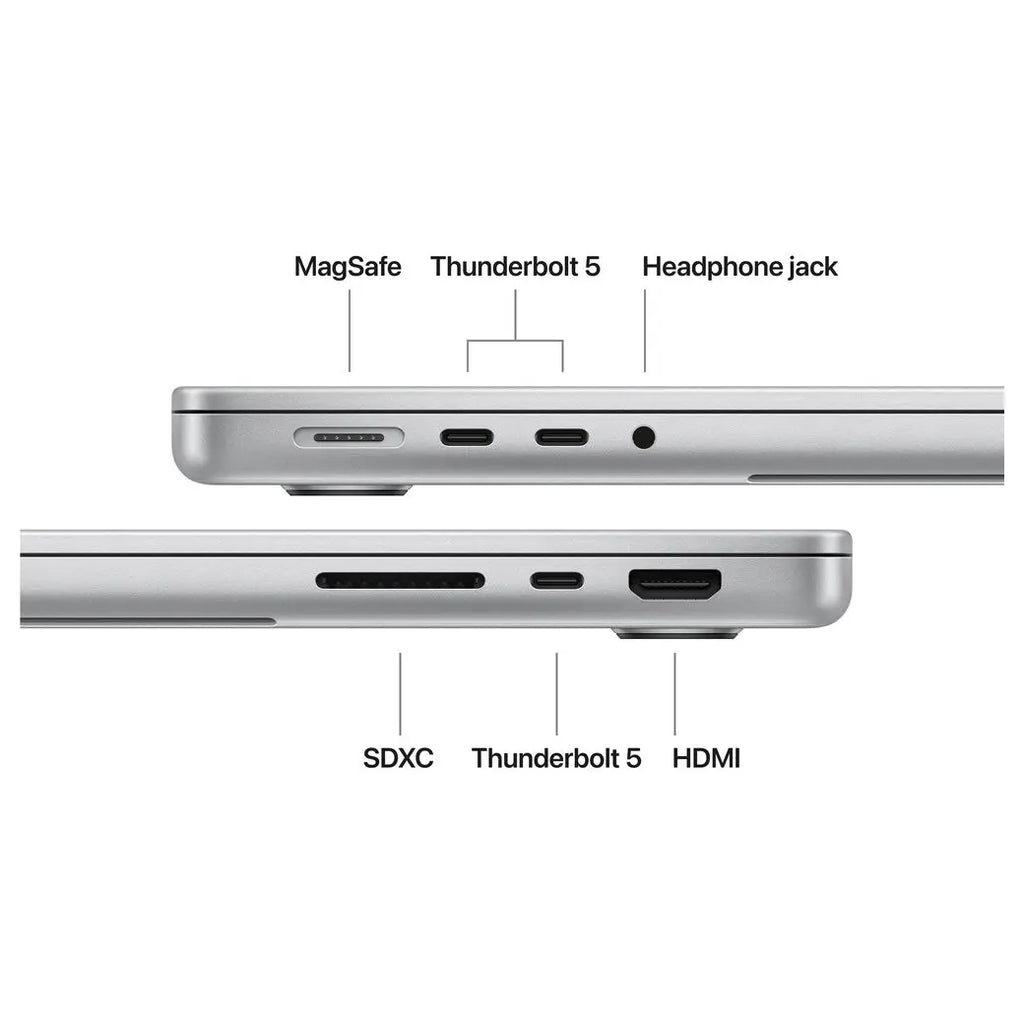 Apple MacBook Pro 14 Laptop, Apple M5 Pro 18-Core Chip, 24GB Unified RAM 2TB SSD, 14" 3024 x 1964 Liquid Retina XDR, 20-Core GPU 16-Core Neural Engine, macOS with Apple Intelligence, Space Black MGDT4