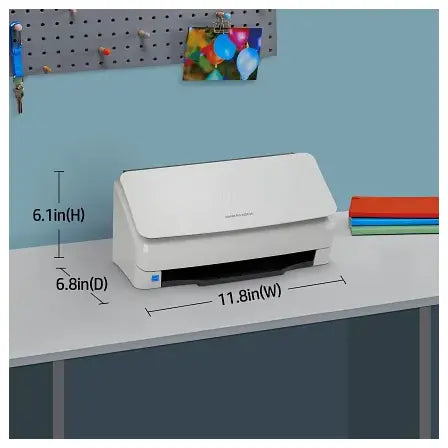 HP ScanJet Pro 3000 S4 Sheet-Feed Scanner, Up to 40ppm and 80IPM, 50-Sheet ADF, 600 x 600dpi, USB 3.0