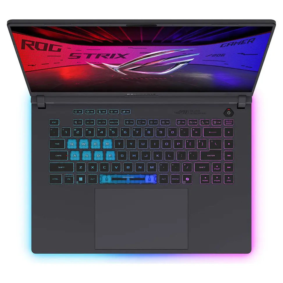 Asus ROG Strix G16 G614FM-WS94 Gaming Laptop, AMD Ryzen 9 9955HX, NVIDIA GeForce RTX 5060 8GB GDDR7, 16GB DDR5-5600 RAM, 1TB PCIe 4.0 NVMe M.2 SSD, 16" FHD+ 165Hz 100% sRGB G-SYNC, Windows 11 Home, Grey