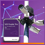 Western Digital WD Purple Pro Surveillance Internal Hard Drive HDD, 22TB, SATA 6Gb/s, 512MB Cache, 3.5 Inch, WD221PURP