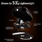ATK Dragonfly A9 Pro Max Wireless Gaming Mouse, PAW3395 Ultra Sensor, Up to 42,000 DPI, 57g Lightweight, 200Hr Battery, 8K Polling, Tri-Mode, 5 Programmable Buttons, Black