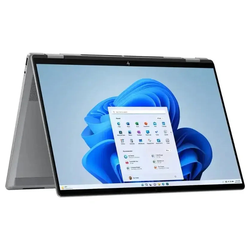 HP OmniBook X Flip 16-BE0003DX Laptop, AMD Ryzen 5 220 Up to 4.9GHz, AMD Radeon 740M, 8GB LPDDR5-6400MT/s RAM, 512GB PCIe Gen4 NVMe M.2 SSD, 16" WUXGA IPS 2K TouchScreen, Windows 11 Home, Meteor Silver