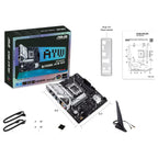 ASUS B760M-AYW WIFI Motherboard, Intel B760 LGA1700 mATX, DDR5, PCIe4.0 With 2x PCIe4.0 M.2, WiFi 6 and Realtek 2.5Gb Ethernet