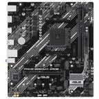 Asus PRIME B550M-K ARGB Motherboard, AMD B550, Ryzen AM4, Micro ATX, Dual M.2, PCIe 4.0, Realtek 1Gb Ethernet, DisplayPort and HDMI, SATA 6Gbps, USB 3.2 Gen 1, Front USB 3.2 Gen 1 Type-C