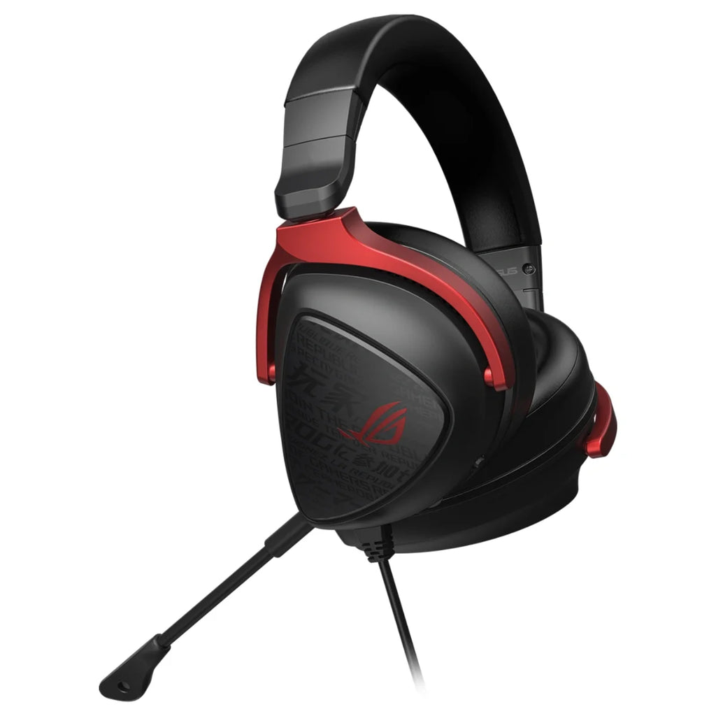 Asus ROG Delta S Core Gaming Headset, 50mm ASUS Essence Drivers, Virtual 7.1 Surround Sound, 3.5mm Wired, 270g Lightweight, D-Shaped Ear Cushions