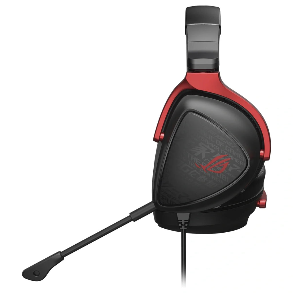 Asus ROG Delta S Core Gaming Headset, 50mm ASUS Essence Drivers, Virtual 7.1 Surround Sound, 3.5mm Wired, 270g Lightweight, D-Shaped Ear Cushions
