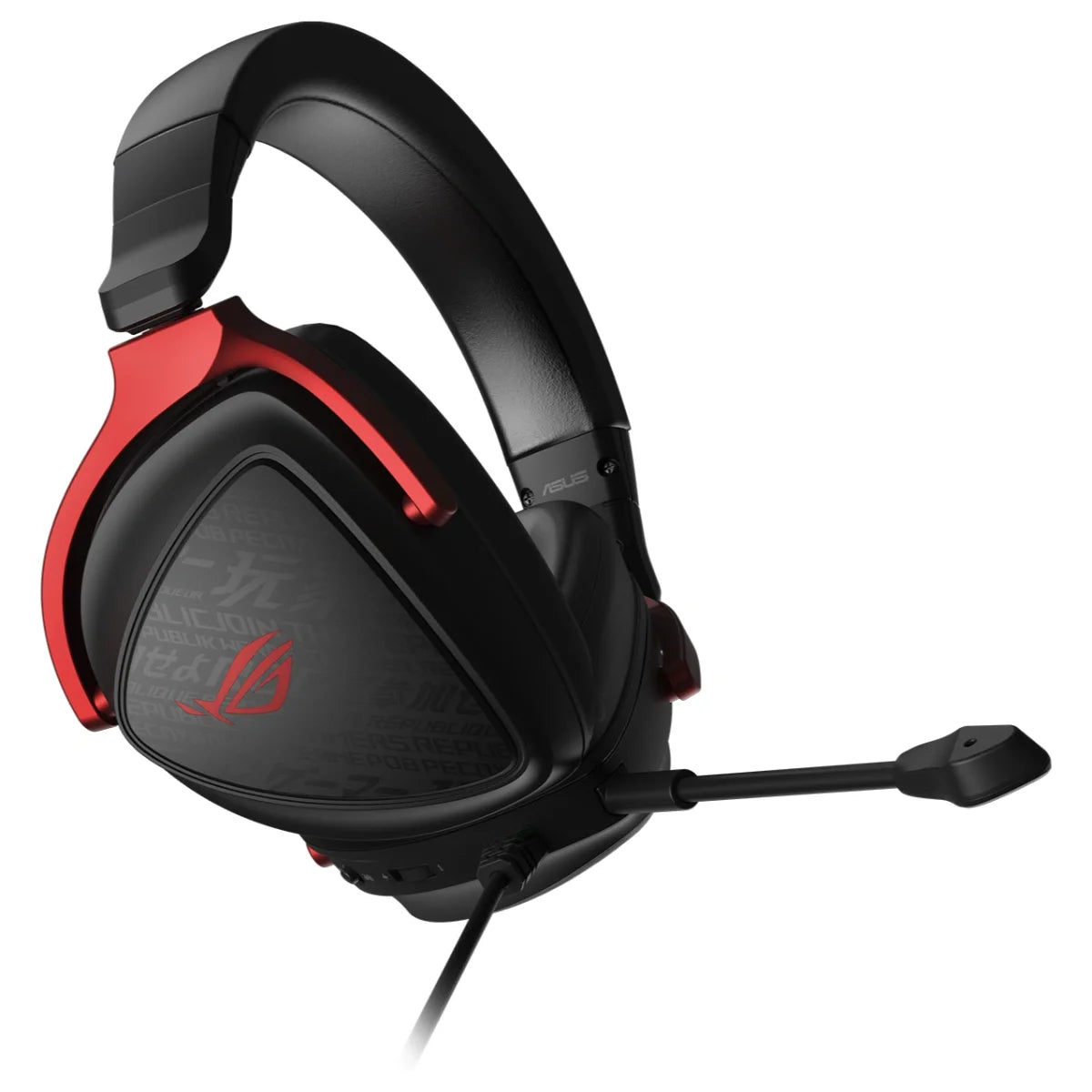 Asus ROG Delta S Core Gaming Headset, 50mm ASUS Essence Drivers, Virtual 7.1 Surround Sound, 3.5mm Wired, 270g Lightweight, D-Shaped Ear Cushions