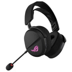 ASUS ROG PELTA Gaming Headset, Tri-Mode Bluetooth and 2.4GHz and USB-C, 50mm Titanium-Plated Drivers, 10mm Super-Wideband Boom Mic, Up to 70 Hours Battery, Aura Sync RGB, Black