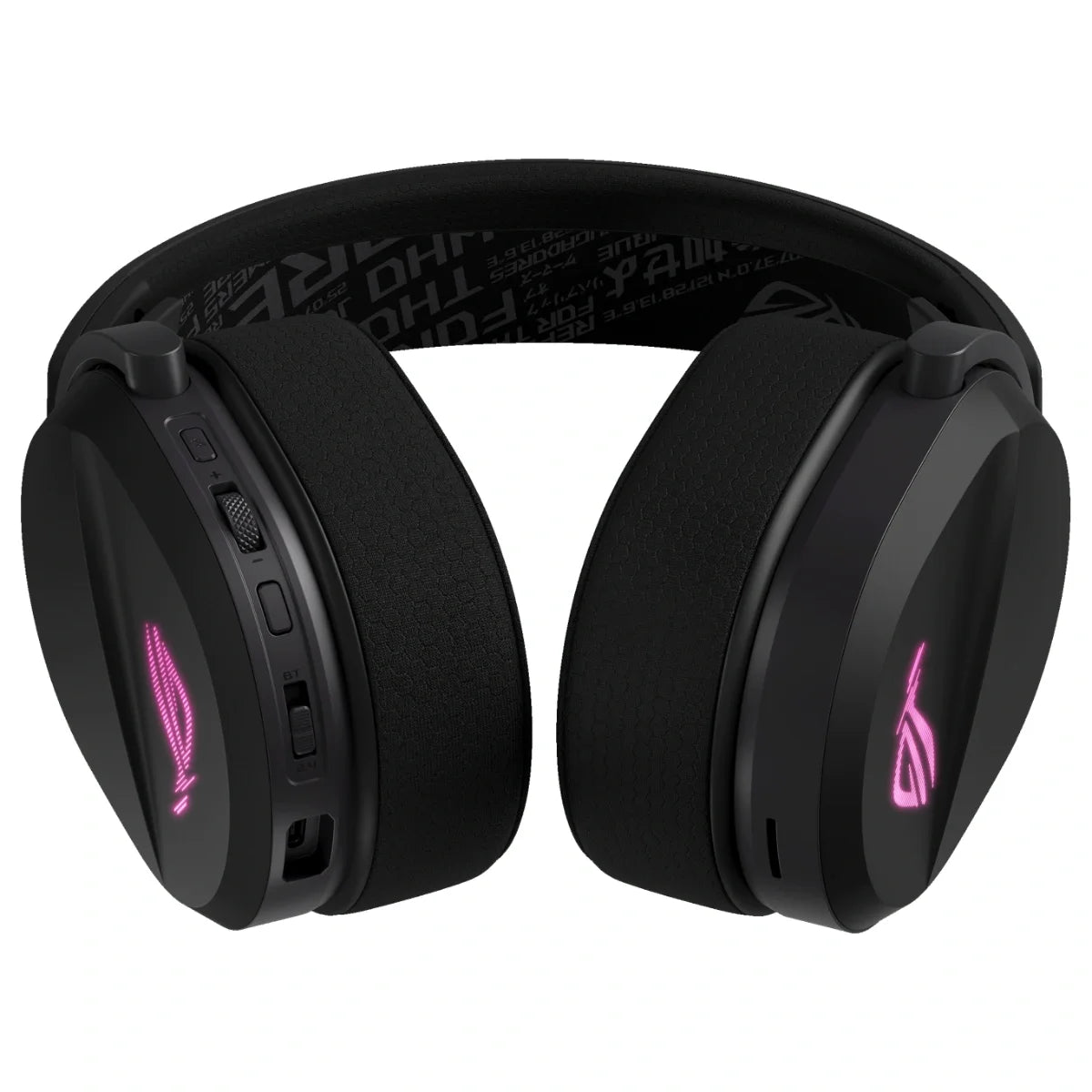 ASUS ROG PELTA Gaming Headset, Tri-Mode Bluetooth and 2.4GHz and USB-C, 50mm Titanium-Plated Drivers, 10mm Super-Wideband Boom Mic, Up to 70 Hours Battery, Aura Sync RGB, Black