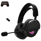 ASUS ROG PELTA Gaming Headset, Tri-Mode Bluetooth and 2.4GHz and USB-C, 50mm Titanium-Plated Drivers, 10mm Super-Wideband Boom Mic, Up to 70 Hours Battery, Aura Sync RGB, Black