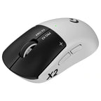 Logitech G PRO X2 SUPERSTRIKE Wireless Gaming Mouse, HERO 2 Sensor Up To 44,000 DPI, 8kHz Polling, 61g Ultra Lightweight, USB-C, for PC and Mac, Black/White