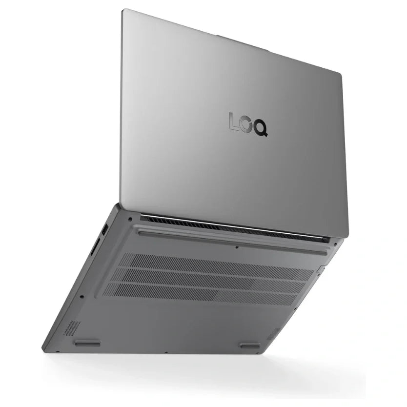 Lenovo LOQ Essential 15ARP10 Gaming Laptop, AMD Ryzen 7 7735HS, NVIDIA GeForce RTX 3050 6GB, 16GB DDR5-4800 RAM, 512GB PCIe 4.0 NVMe SSD, 15.6" FHD IPS 144Hz 100% sRGB, Luna Grey, 83S0007PUE