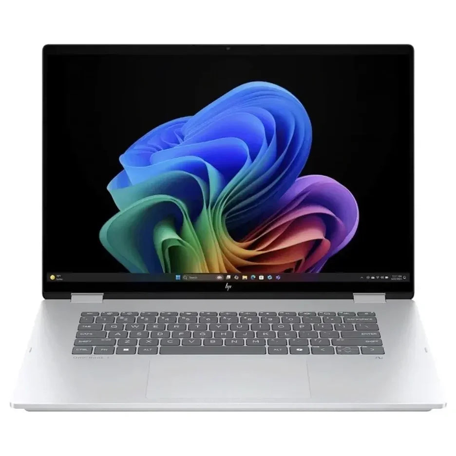 HP OmniBook 7 Flip AU0050 2-in-1 Laptop, Intel Core Ultra 5 226V, 16GB LPDDR5 RAM, 512GB NVMe SSD, Intel Arc 130V 8GB, 16" WUXGA 2K 1920x1200 IPS Touch, Backlit KB, Windows 11, Glacier Silver