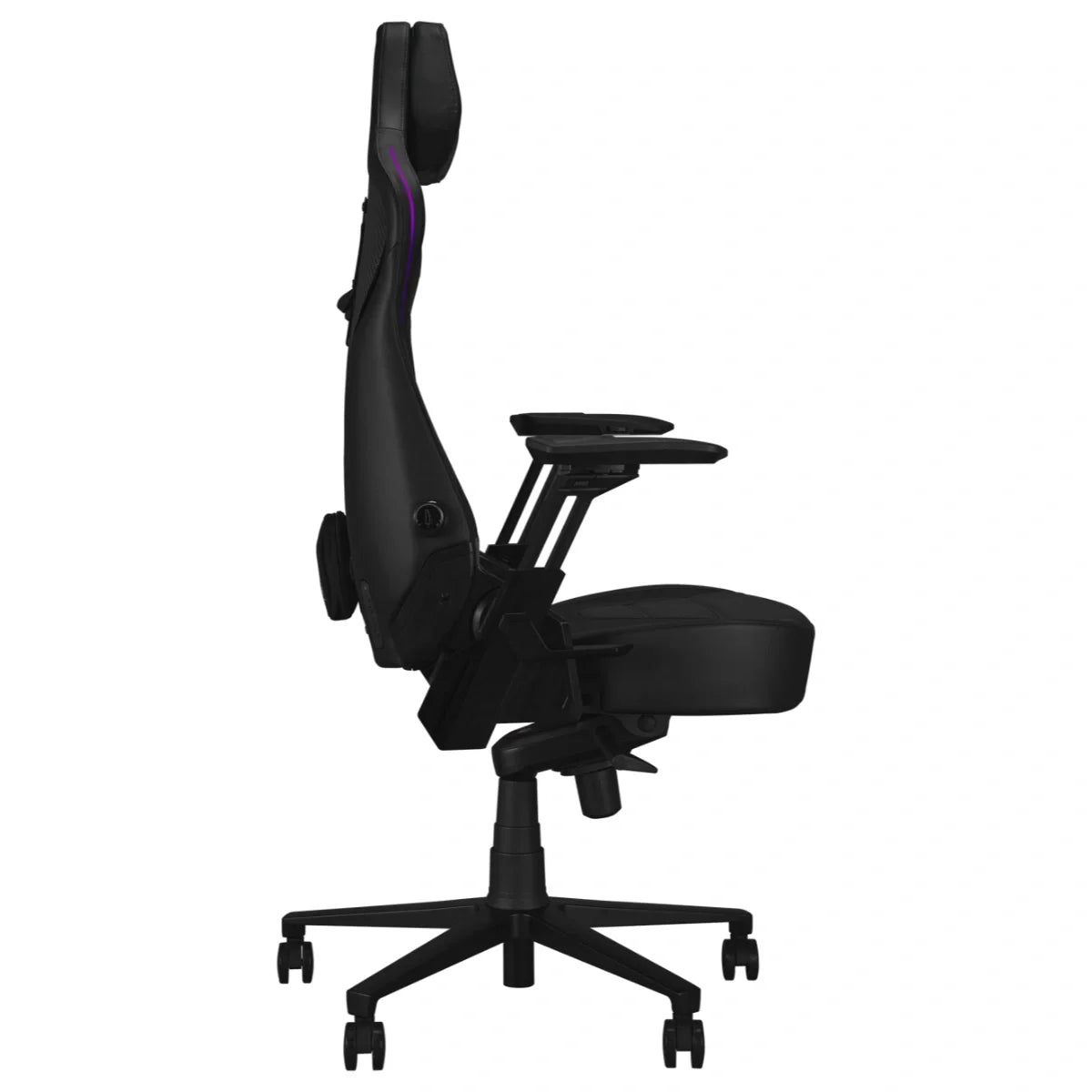 ASUS ROG Courser Gaming Chair, Dynamic Synchronized Recline, Up To 155 Degree Recline, 4D Armrests, Adjustable Lumbar Support, Detachable Magnetic Headrest, Ultrawide Seat, Concealed Aura RGB Lighting