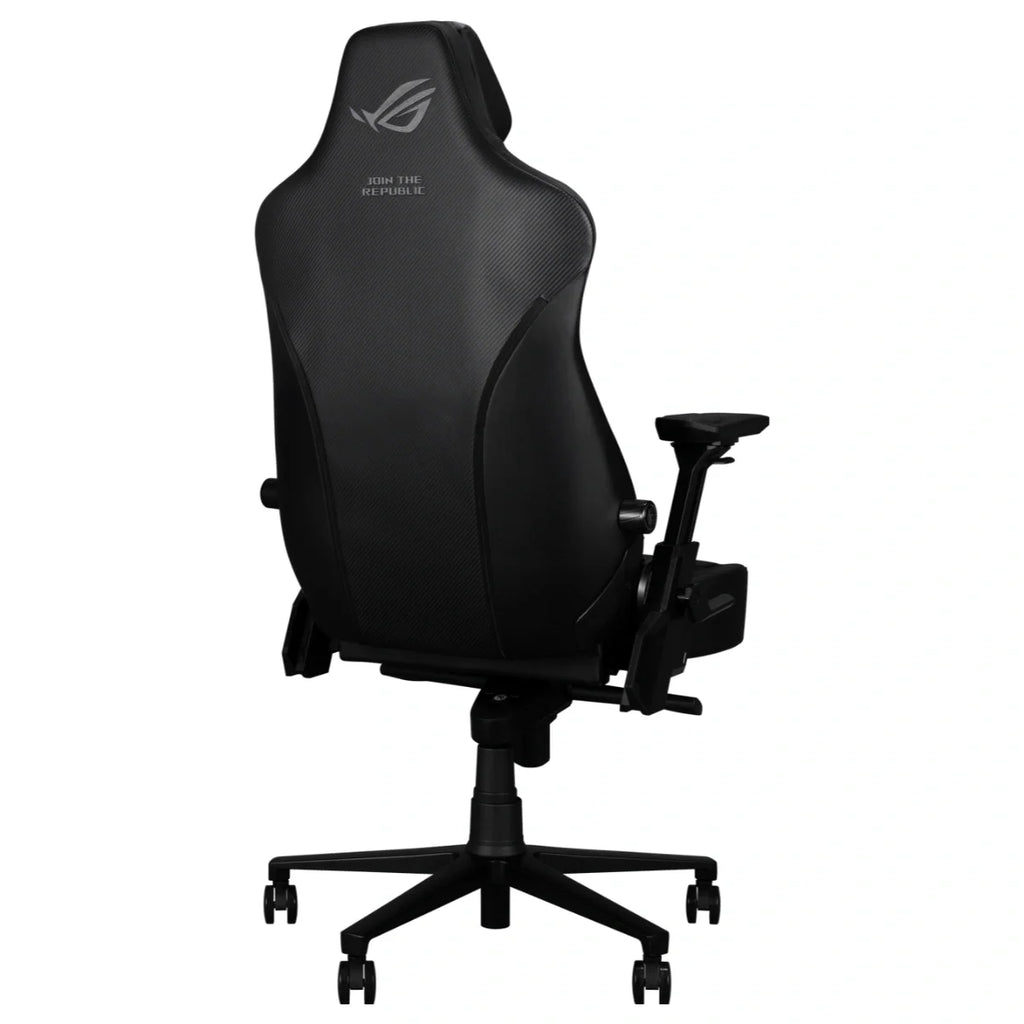 ASUS ROG Courser Core Gaming Chair, Dynamic Synchronized Recline, Up to 155 Degree Recline, 4D Armrests, Adjustable Cold-Pressed Lumbar Pad, Ultrawide Seat, Magnetic Headrest