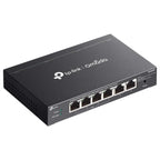 TP-Link ES206GP Omada 6-Port Gigabit Easy Managed Switch, 4-Port PoE+, 6x 10/100/1000Mbps RJ45, 65W Power Budget Up to 30W Per PoE Port
