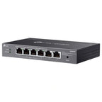 TP-Link ES206GP Omada 6-Port Gigabit Easy Managed Switch, 4-Port PoE+, 6x 10/100/1000Mbps RJ45, 65W Power Budget Up to 30W Per PoE Port