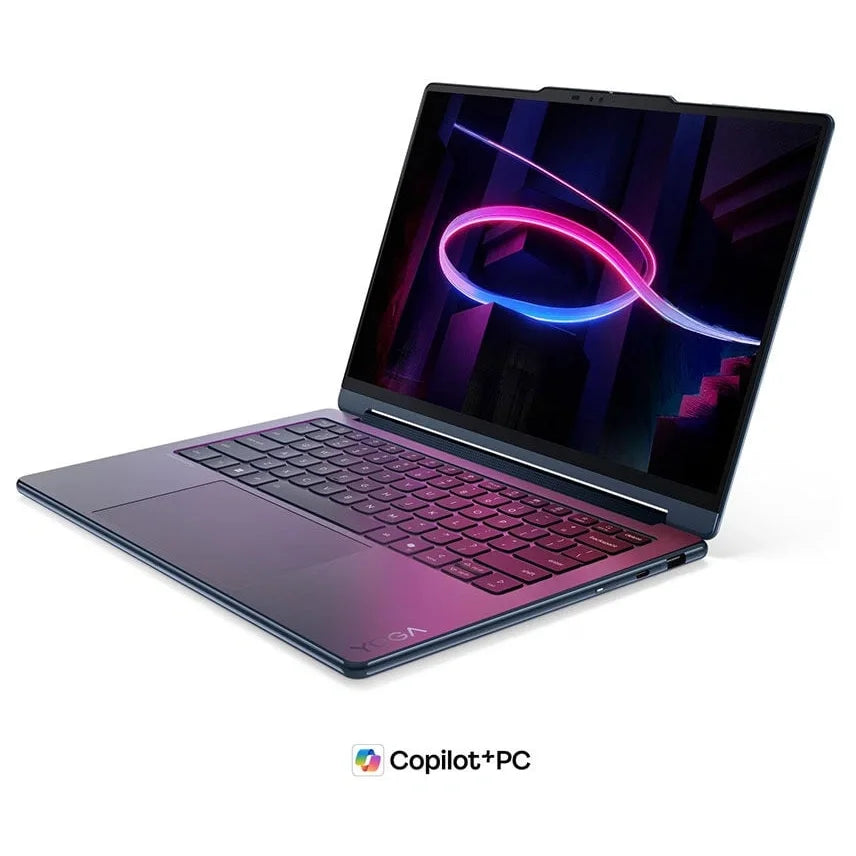 Lenovo Yoga 9i 2-in-1 Aura Edition, Intel Core Ultra 7 355 Up to 4.7GHz, 32GB LPDDR5X-7467 RAM, 1TB PCIe 4.0 NVMe SSD, 14" 2.8K OLED 120Hz Touch, Windows 11 Home, Cosmic Blue, 83SE0009AX (Official Warranty)
