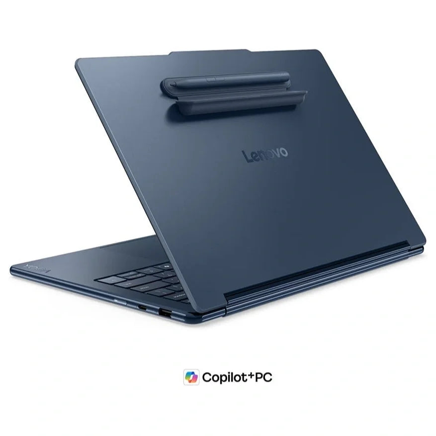 Lenovo Yoga 9i 2-in-1 Aura Edition, Intel Core Ultra 7 355 Up to 4.7GHz, 32GB LPDDR5X-7467 RAM, 1TB PCIe 4.0 NVMe SSD, 14" 2.8K OLED 120Hz Touch, Windows 11 Home, Cosmic Blue, 83SE0009AX (Official Warranty)