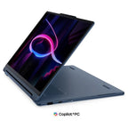Lenovo Yoga 9i 2-in-1 Aura Edition, Intel Core Ultra 7 355 Up to 4.7GHz, 32GB LPDDR5X-7467 RAM, 1TB PCIe 4.0 NVMe SSD, 14" 2.8K OLED 120Hz Touch, Windows 11 Home, Cosmic Blue, 83SE0009AX (Official Warranty)