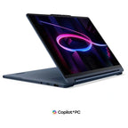 Lenovo Yoga 9i 2-in-1 Aura Edition, Intel Core Ultra 7 355 Up to 4.7GHz, 32GB LPDDR5X-7467 RAM, 1TB PCIe 4.0 NVMe SSD, 14" 2.8K OLED 120Hz Touch, Windows 11 Home, Cosmic Blue, 83SE0009AX (Official Warranty)