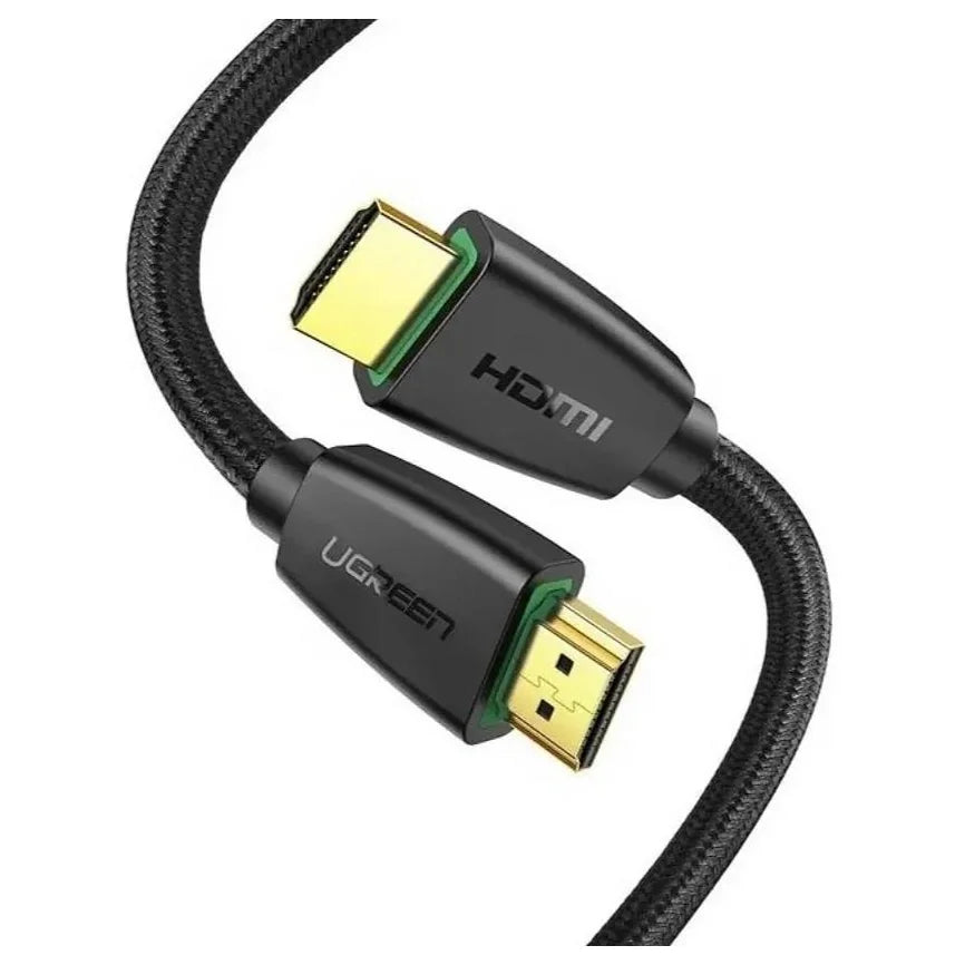 Ugreen 4K HDMI Cable Male to Male, 15m, High Speed Transmission, 4K Resolution, Audio Return Channel, HDMI With Ethernet, Black 40416