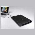 Epson Perfection V39 II Color Photo and Document Flatbed Scanner, 4800 DPI Optical Resolution, USB-Powered, High-Rise Removable Lid, Built-In Kickstand