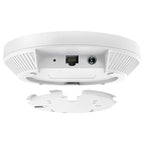 TP-Link EAP650 AX3000 Ceiling Mount WiFi 6 Access Point, 574Mbps 2.4GHz and 2402Mbps 5GHz, 160MHz Channel, Seamless Roaming, Omada Mesh, PoE+ Powered