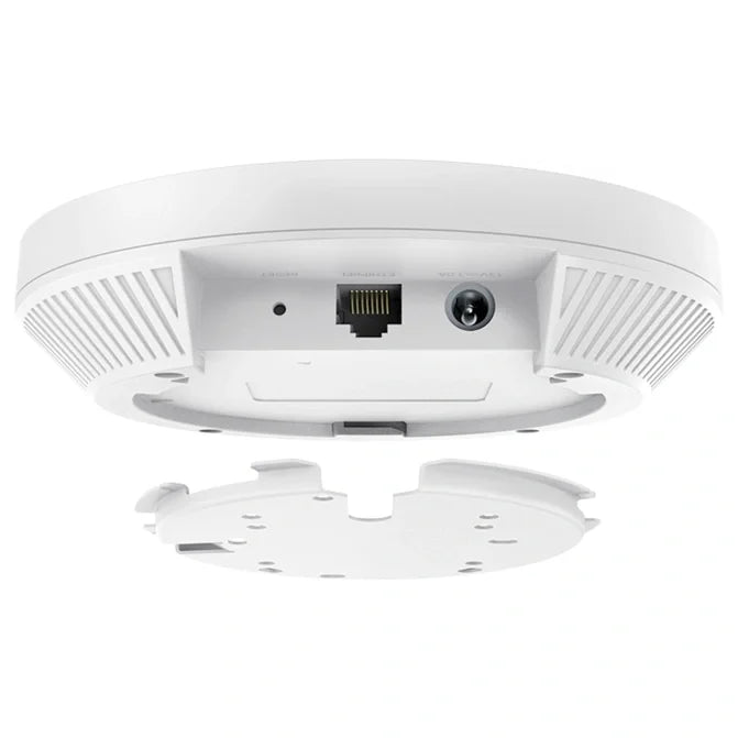 TP-Link EAP650 AX3000 Ceiling Mount WiFi 6 Access Point, 574Mbps 2.4GHz and 2402Mbps 5GHz, 160MHz Channel, Seamless Roaming, Omada Mesh, PoE+ Powered