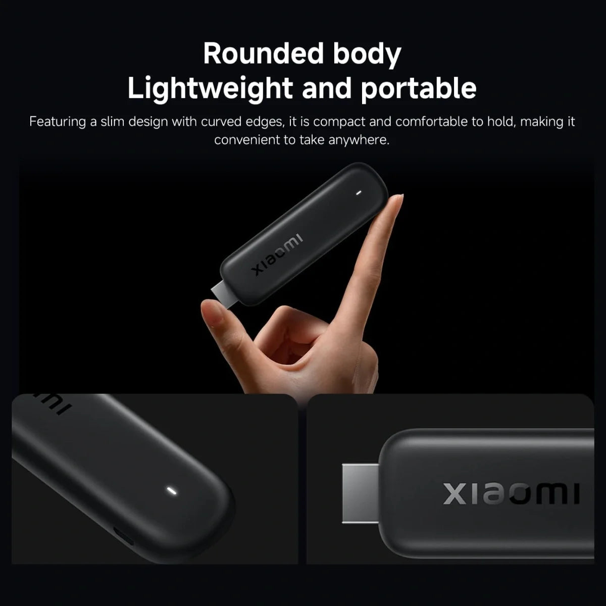 Xiaomi TV Stick HD (2nd Gen), Quad-Core Cortex-A55, Mali-G31 MP2, 1GB DDR4 RAM, 8GB Storage, Google TV, Up to 1080p@60Hz, Black