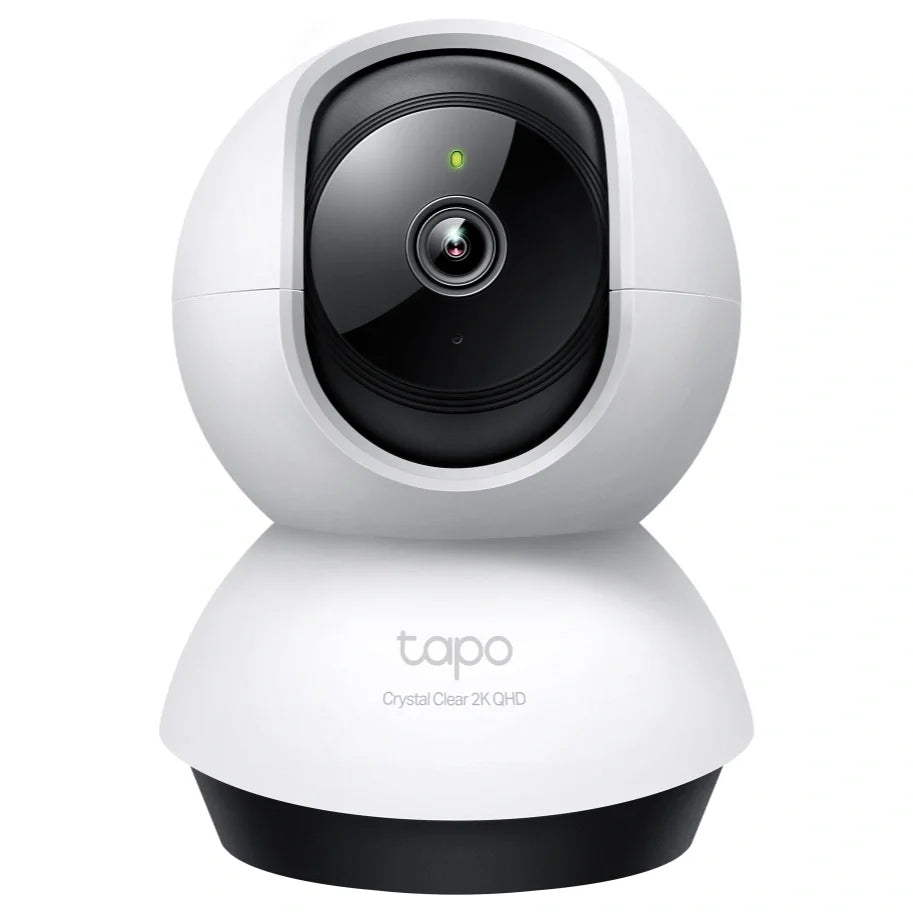 TP-Link Tapo C220 Pan and Tilt AI Home Security Wi-Fi Camera, 2K 4MP QHD, 360 Degree Horizontal and 114 Degree Vertical, Night Vision Up to 30ft, Two-Way Audio
