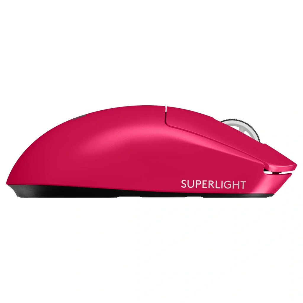 Logitech PRO X SUPERLIGHT 2 LIGHTSPEED Wireless Gaming Mouse, HERO 2 Sensor 100-32,000 DPI, 8000Hz Report Rate, 5 Buttons, Magenta