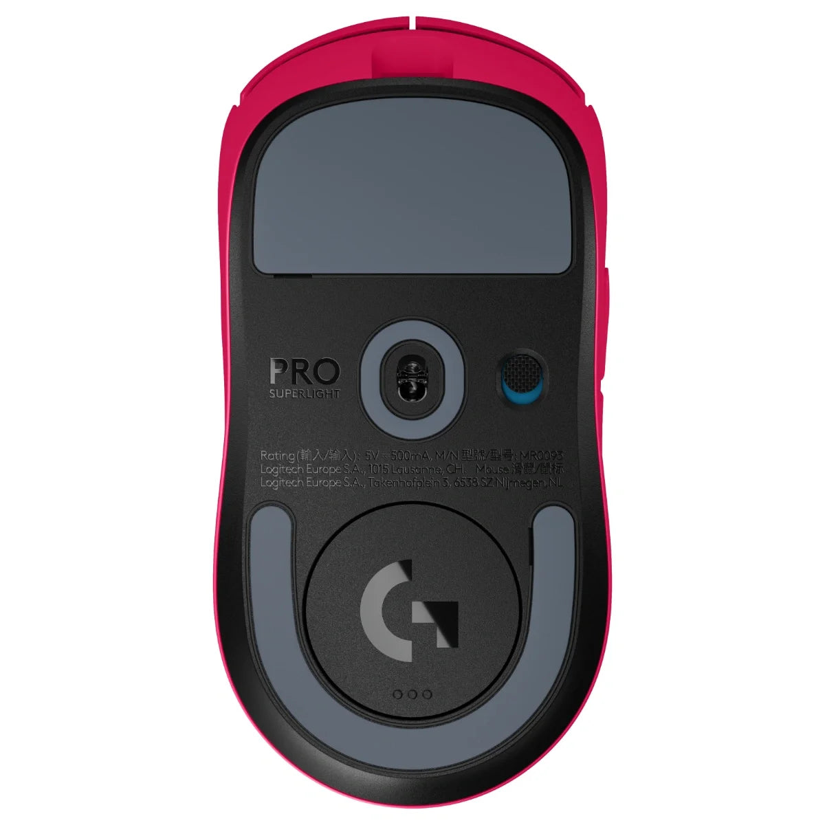 Logitech PRO X SUPERLIGHT 2 LIGHTSPEED Wireless Gaming Mouse, HERO 2 Sensor 100-32,000 DPI, 8000Hz Report Rate, 5 Buttons, Magenta