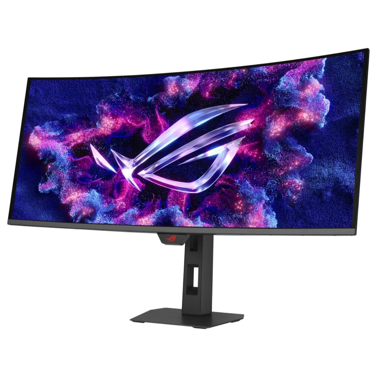 ASUS ROG Strix OLED XG34WCDMTG Curved Gaming Monitor, 34 Inch 3440x1440 240Hz 0.03ms GTG QD-OLED, FreeSync and G-Sync Compatible, Android 14 Google TV WiFi 6, Dolby Vision and Dolby Atmos