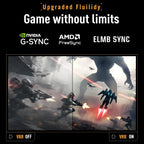 ASUS TUF Gaming VG27UQEL5A 27 Inch 4K 3840 x 2160 Fast IPS Monitor, Dual Mode 4K 80Hz or FHD 310Hz, 0.3ms GTG, ELMB, G-SYNC Compatible and FreeSync, 120% sRGB