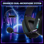 ATTACK SHARK L80 PRO Wireless Gaming Headset, 20ms Ultra-Low Latency, Dual Microphone System, Tri-Mode Bluetooth 5.3 2.4Ghz Wired, 40mm Speaker Drivers, 300mAh Battery